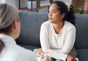 Person seeing a trauma therapist near Denver in Colorado